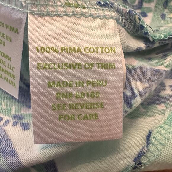 Lilly Pulitzer Rossmore Size Medium T-Shirt Dress Keep It Current Pima Cotton - Picture 14 of 14